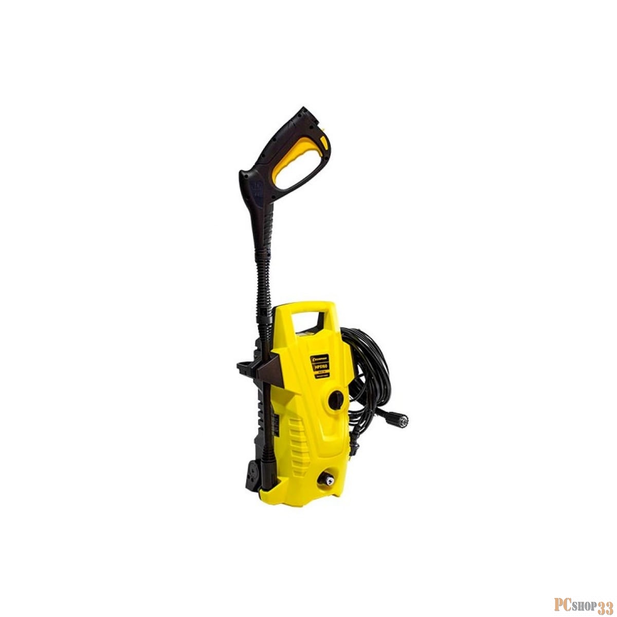 Минимойка CHAMPION HP5160 1,6кВт Мощность двигателя, (кВт) 1,6 Вес, (кг) 4,3 Напряжение сети, (В, Гц) 230/50 Тип двигателя электрический, синхронный Номинальное давление, (Бар) 85 Расход воды, (л/мин) 6 Режим самовсасывания есть Емкость для моющего с