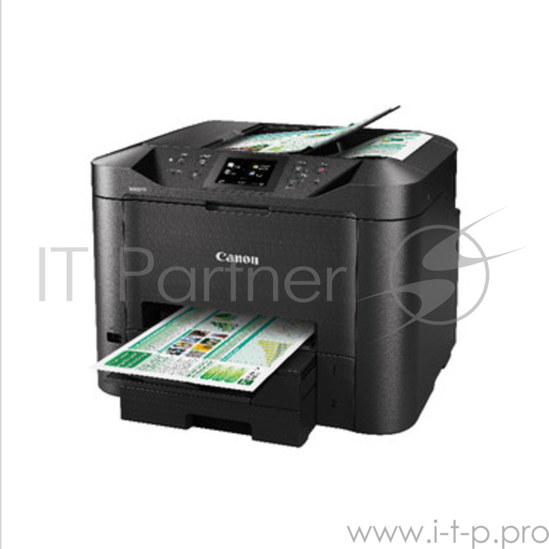 МФУ Canon MAXIFY MB5440 A4, струйный, принтер + сканер + копир + факс, ЖК 3.5, черный (USB2.0, LAN, WiFi)