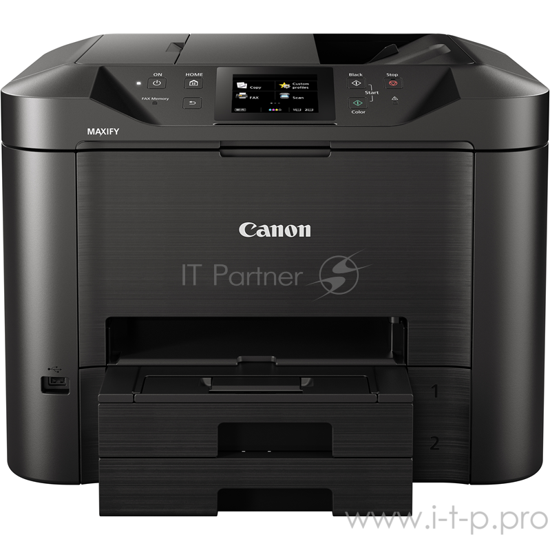 МФУ Canon MAXIFY MB5440 A4, струйный, принтер + сканер + копир + факс, ЖК 3.5, черный (USB2.0, LAN, WiFi)