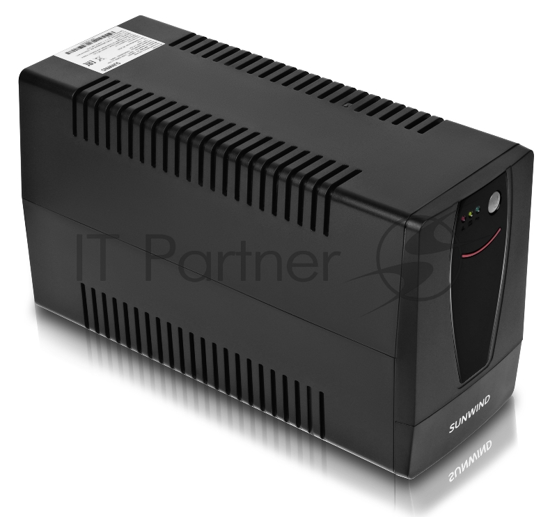 Источник бесперебойного питания SunWind SW1050 600Вт 1000ВА черный