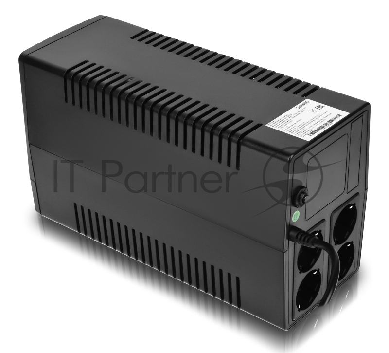 Источник бесперебойного питания SunWind SW1050 600Вт 1000ВА черный