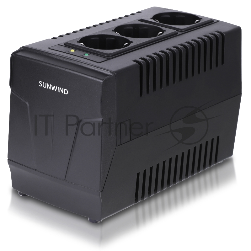 Стабилизатор напряжения SunWind AVR-1000 500Вт 1000ВА черный