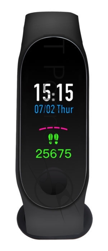 Смарт-браслет SunWind SB10 TFT корп.:черный рем.:черный (SB10B)