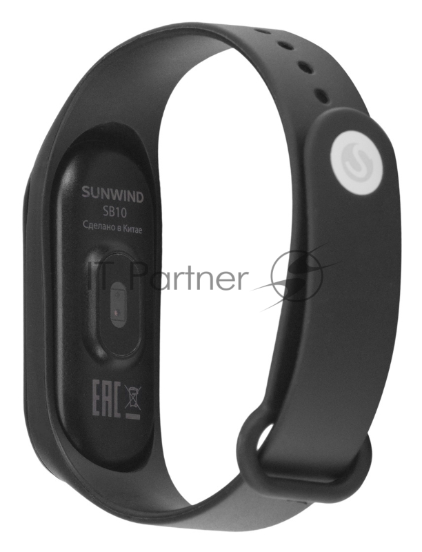 Смарт-браслет SunWind SB10 TFT корп.:черный рем.:черный (SB10B)
