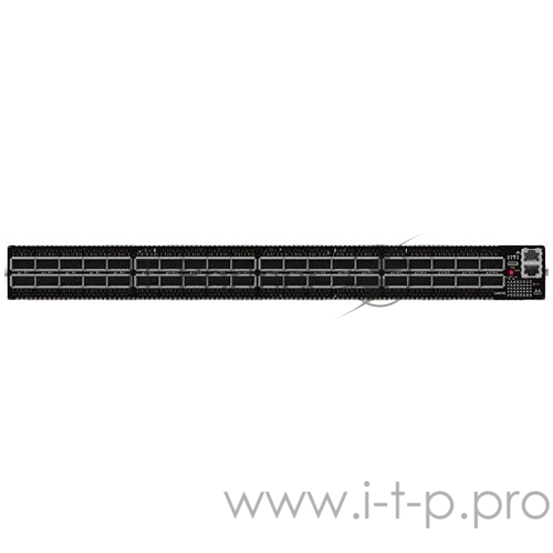Коммутатор mellanox MQM8700-HS2F Mellanox Quantum(TM) HDR InfiniBand Switch, 40 QSFP56 ports, 2 Power Supplies (AC), x86 dual core, standard depth, P2C airflow, Rail Kit