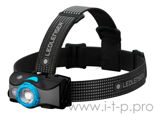 Фонарь налобный Led Lenser MH7 черный/синий лам.:светодиод. (502155)