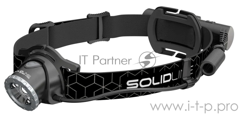 Фонарь налобный Led Lenser Solidline SH6R черный/серый лам.:светодиод. (502206)