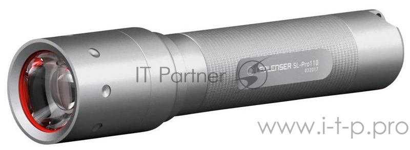 Фонарь ручной Led Lenser Solidline SL-Pro 110 серебристый лам.:светодиод. AAx1 (501066)