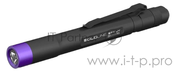 Фонарь ручной Led Lenser Solidline ST4 UV черный лам.:светодиод. AAAx2 (502417)