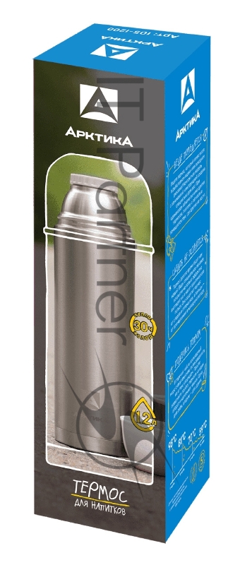 Термос Арктика 105-1000 1л. серебристый (105-1000/SIL)