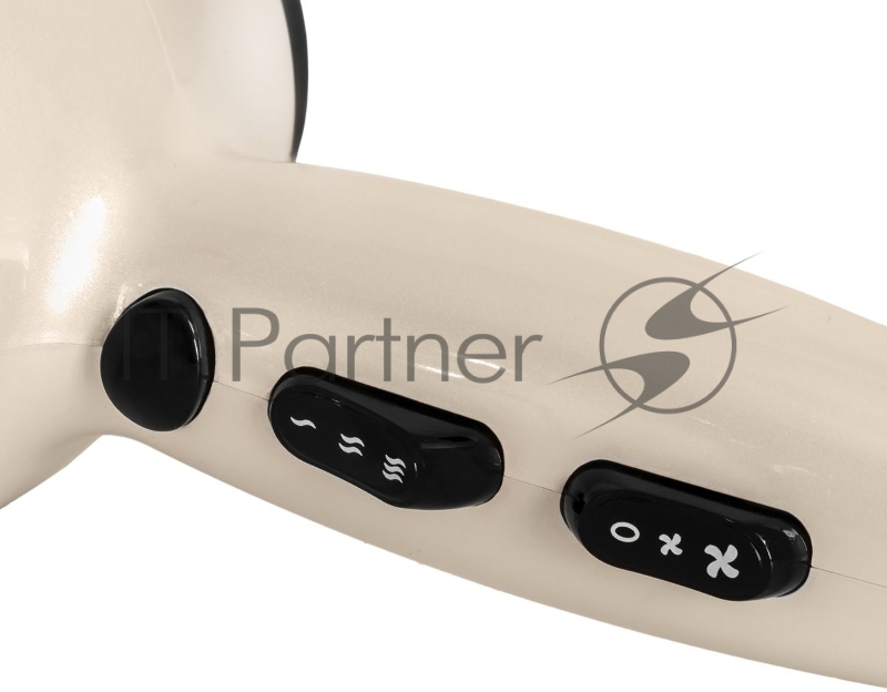 Фен SUPRA PHS-2205L (Мощность 2200 Вт. 2 скорости воздушного потока. 3 режима нагрева. Функция «Холодный обдув». Функция ионизации воздуха. Насадки: концентратор диффузор.)