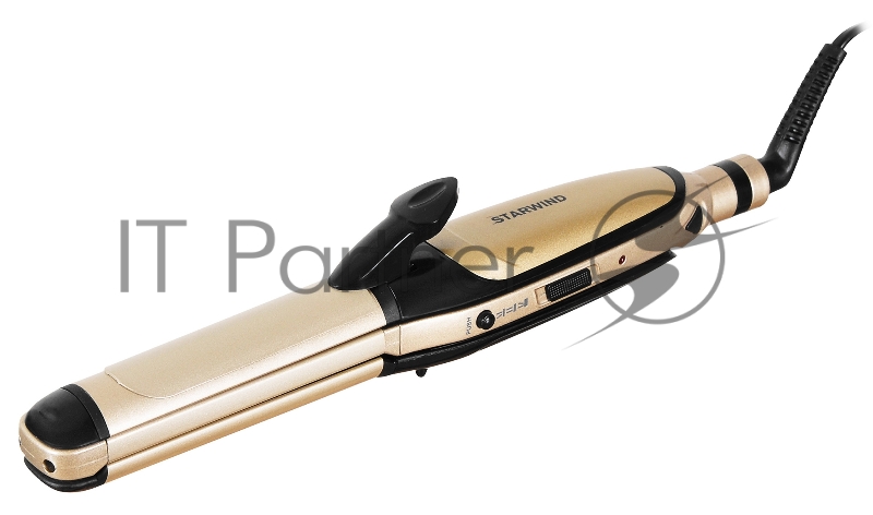 Выпрямитель Starwind SHC 7075 55Вт черный/шампань (макс.темп.:200С)