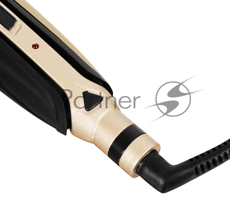 Выпрямитель Starwind SHC 7075 55Вт черный/шампань (макс.темп.:200С)