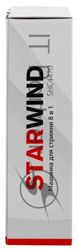 Машинка для стрижки Starwind SHC 4470 красный 3Вт (насадок в компл:2шт)