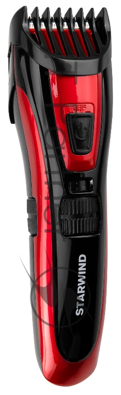 Машинка для стрижки Starwind SHC 4470 красный 3Вт (насадок в компл:2шт)