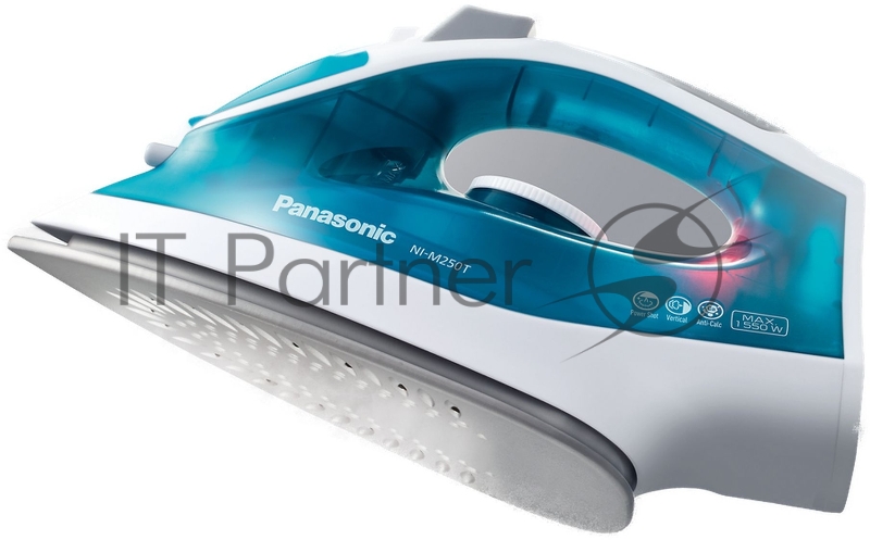 Утюг Panasonic NI-M250TGTW. Мощность 1300Вт, Форма подошвы U-Shape, антипригарное покрытие подошвы, Сферическая подошва Round-Ride