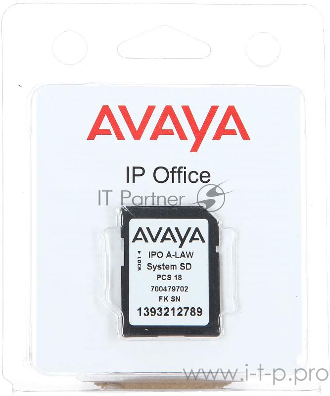 VoIP-телефон Avaya 700479702 Модуль IPO IP500 V2 SYS SD CARD AL
