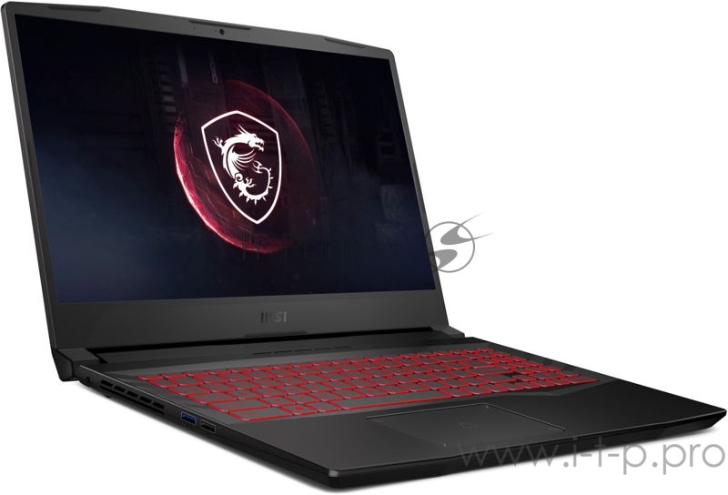 Ноутбук MSI GL66 11UCK-423XRU TigerLake i7-11800H/8GB/512GB SSD/noODD/15.6 FHD,144Hz IPS/RTX3050, GDDR6 4GB/WiFi+BT/Dos/Titanium Gray
