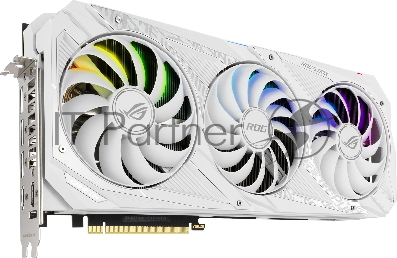 Видеокарта ASUS NVIDIA ROG-STRIX-RTX3080-O10G-WHITE-V2 RTX3080,HDMI*2, DP*3, 10G, D6X, LHR