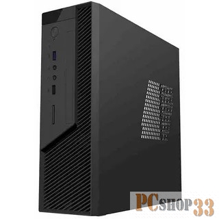 Корпус Foxline FL-RS02BLK-FX250T Case Foxline mITX 250W TFX, 2xUSB3.0, Black/Black Trim, powercord