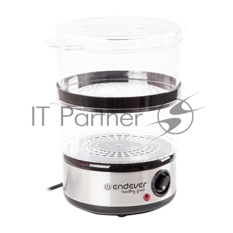 Пароварка Endever Vita-165, черный/стальной