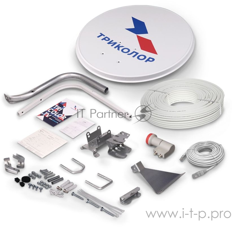 Комплект спутникового телевидения Триколор Ultra HD GS B622L/С592 черный