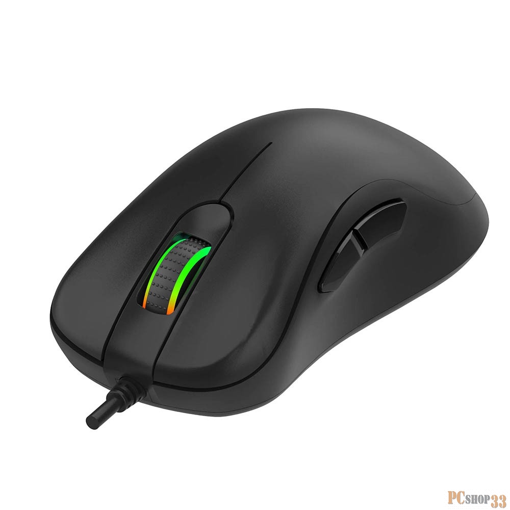 Мышь игровая HIPER STALKER (GMUS-1000) Black USB {6000 dpi, 7 кнопок, USB кабель 1.8м, черный}