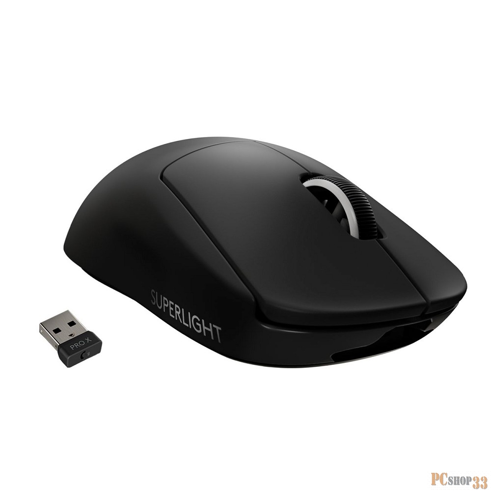 Мышь Logitech PRO Х Superlight Wireless черный оптическая (25600dpi) беспроводная USB (5but)