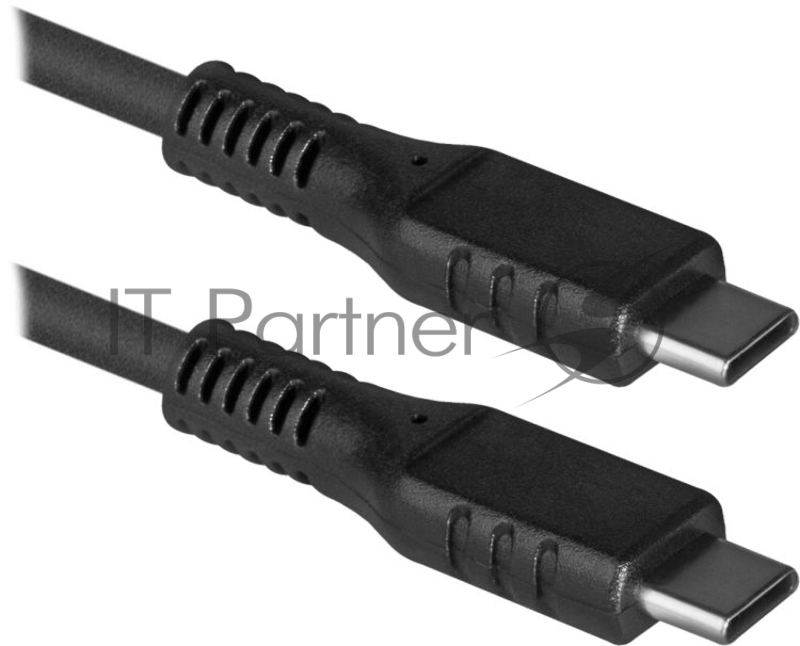 Кабель Defender USB кабель USB99-03H USB2.0 Type-C (m) - Type-C (m), 1.0 м (87854)