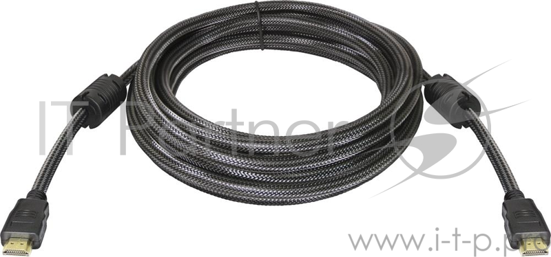 Кабель Defender Цифровой кабель HDMI-17PRO HDMI M-M, ver1.4, 5м (87460)