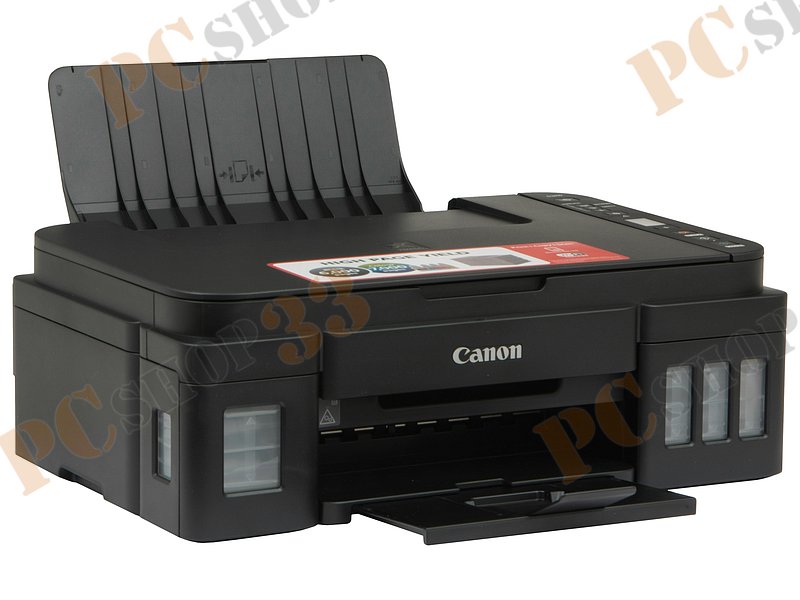 МФУ Canon PIXMA G3410 A4, струйный, принтер + сканер + копир, ЖК 1.2, черный (USB2.0, WiFi)