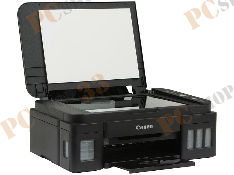 МФУ Canon PIXMA G3410 A4, струйный, принтер + сканер + копир, ЖК 1.2, черный (USB2.0, WiFi)