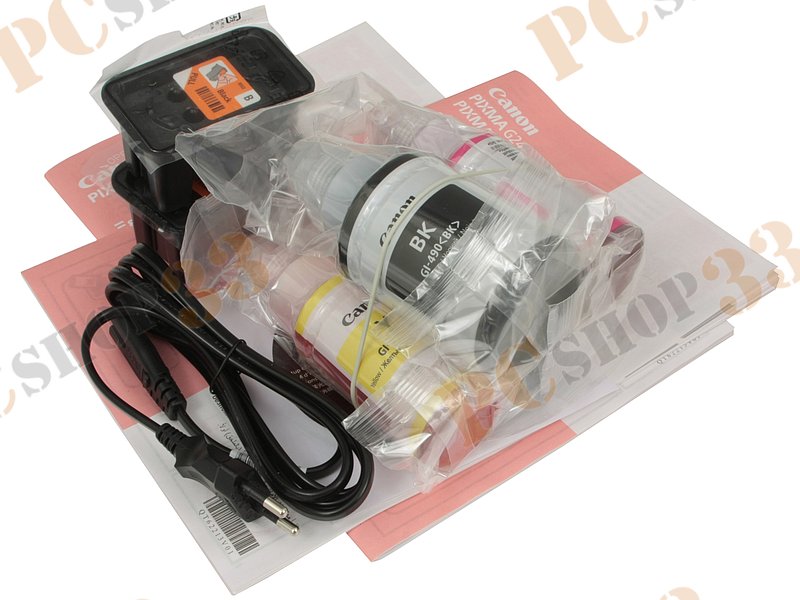 МФУ Canon PIXMA G3410 A4, струйный, принтер + сканер + копир, ЖК 1.2, черный (USB2.0, WiFi)