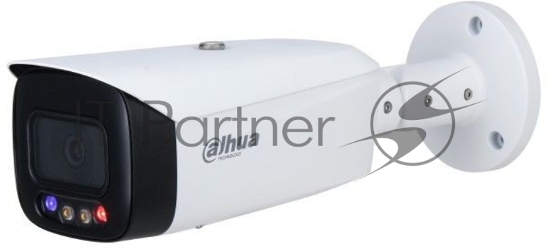 Уличная цилиндрическая IP-видеокамера Full-color с ИИ и активным сдерживанием DH-IPC-HFW3249T1P-AS-PV-0280B