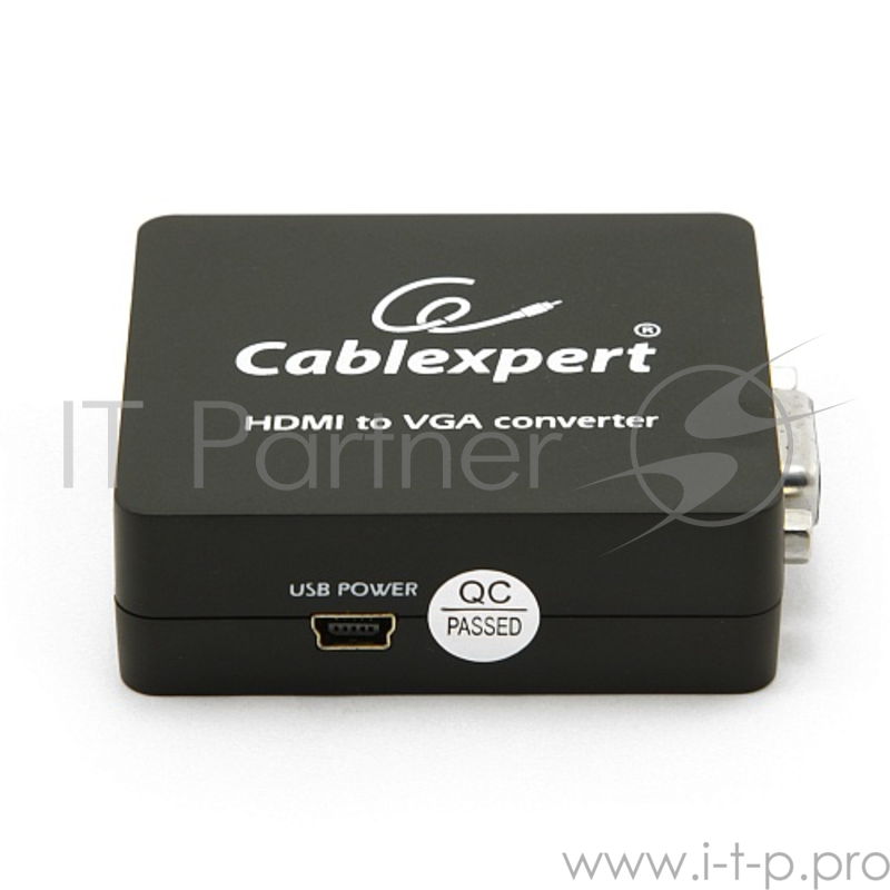 Переходник Gembird-Cablexpert Конвертер HDMI-VGA, t DSC-HDMI-VGA-001, HD19FxHD15F (DSC-HDMI-VGA-001)