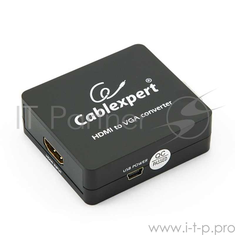 Переходник Gembird-Cablexpert Конвертер HDMI-VGA, t DSC-HDMI-VGA-001, HD19FxHD15F (DSC-HDMI-VGA-001)