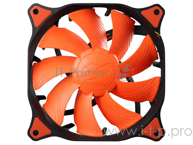 Вентиляторы Cougar VORTEX 120 Вентилятор VORTEX 120 120x 120x 25мм (60шт./кор, пит. от мат.платы и БП, 1200об/мин) (CF-V12S) Retail