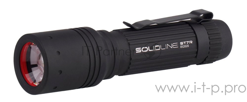 Фонарь ручной Led Lenser Solidline ST7R черный лам.:светодиод. 18650x1 (502214)