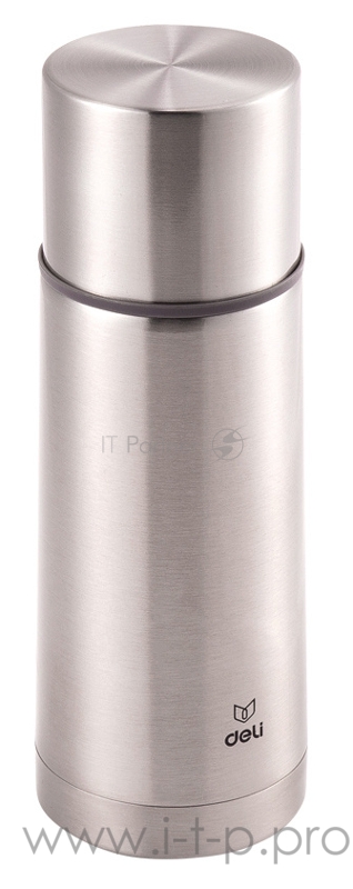 Термос Deli 17650silver 0.350л. серебристый