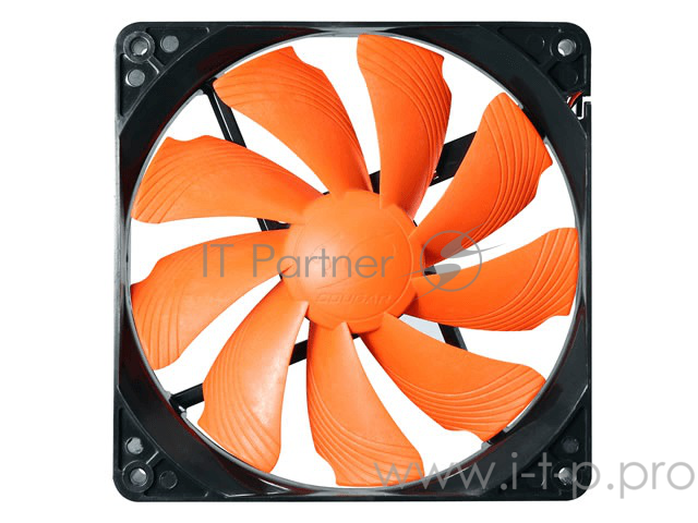 Вентиляторы Cougar TURBINE 120 Вентилятор TURBINE 120 120x 120x 25мм (60шт./кор, пит. от мат.платы и БП, 1200об/мин) (CF-T12S) Retail
