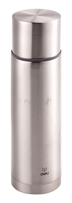 Термос Deli 17651silver 0.5л. серебристый