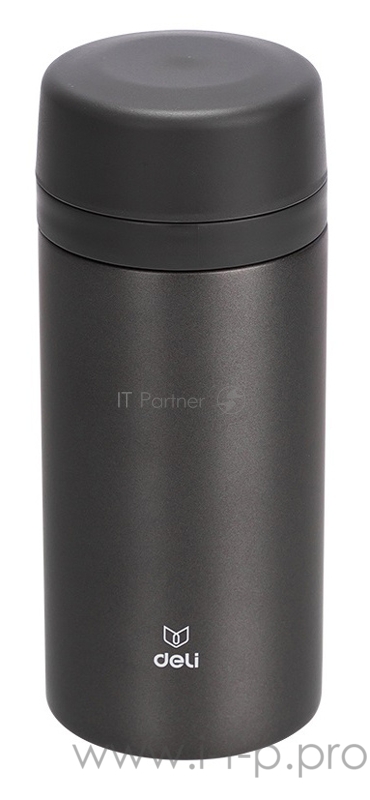 Термос Deli 17657dk-gray 0.420л. темно-серый