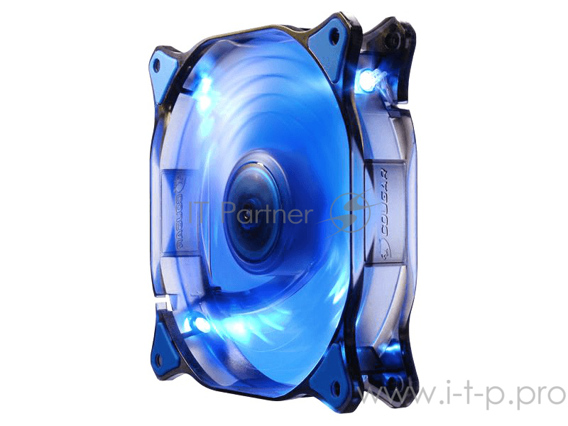 Вентиляторы Cougar CFD140 BLUE Вентилятор CFD140 BLUE 140x 140x 25мм (40шт./кор, пит. от мат.платы и БП, синяя подсветка, 1000об/мин) (CF-D14HB-B) Retail