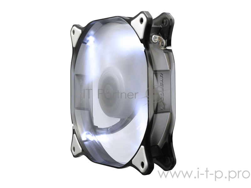 Вентиляторы Cougar CFD120 WHITE Вентилятор CFD120 WHITE 120x 120x 25мм (40шт./кор, пит. от мат.платы и БП, белая подсветка, 1200об/мин) (CF-D12HB-W) Retail