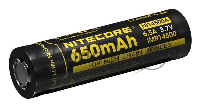 Аккумулятор Nitecore IMR14500 14500 Li-Ion 650mAh