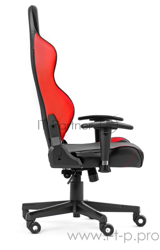 Игровое кресло WARP Sg чёрно-красное (экокожа, алькантара) (SG-BRD)