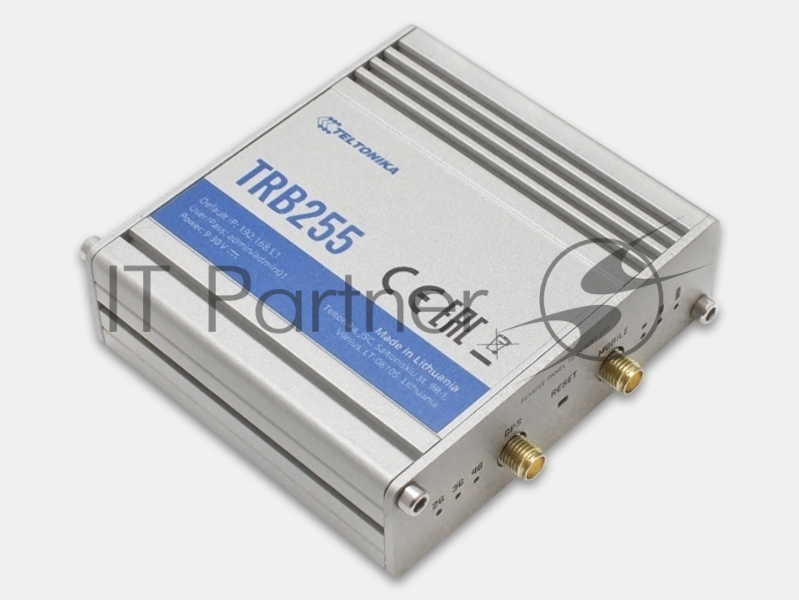 Сетевой шлюз Teltonika TRB245 industrial M2M LTE gateway 4G (LTE) cat4 3G / 2x SIM/ 1x RJ45 / digital i/o / RS232 / RS485 / GPS/GNSS