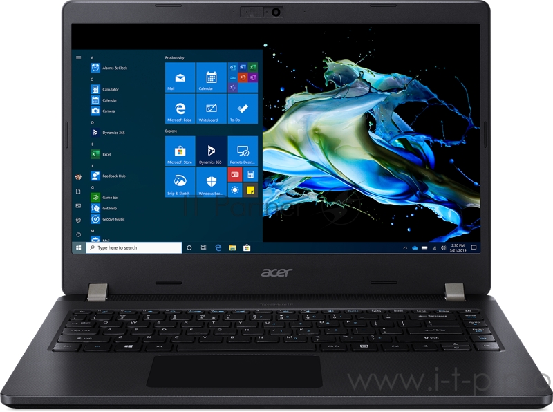Ноутбук Acer TravelMate P2 TMP214-52-34UD 14 (1920x1080 (матовый)) / Intel Core i3 10110U(2.1Ghz)/8192Mb/128SSDGb 3y/1.6kg/Black/W10Pro