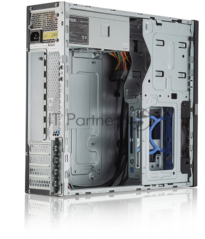 Корпус Foxline FL-211-TFX300S с блоком питания 300Вт, mATX case, black, w/PSU TFX 300W, w/2xUSB2.0+2xUSB3.0, w/pwr cord, w/ 8cm FAN