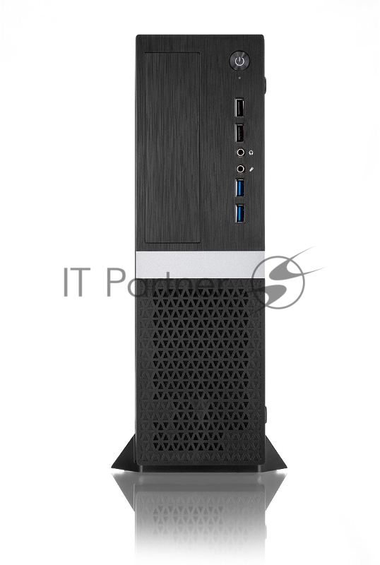Корпус Foxline FL-211-TFX300S с блоком питания 300Вт, mATX case, black, w/PSU TFX 300W, w/2xUSB2.0+2xUSB3.0, w/pwr cord, w/ 8cm FAN